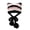 Black, variant on Oasiva Cat Ear Hat 2000s Girls Striped Hat Y2K Cap for Women Men Cosplay Picture Props