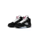 thumbnail image 3 of A i r-Jor-dan 5 Retro Black Metallic Reimagined Grade School GS HF3976-001, 3 of 6