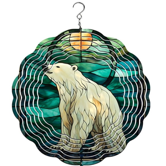 Polar Bear Wind Spinner