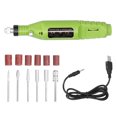 thumbnail image 3 of USB Power Supplys Handheld Mini Electric Grinder Nail Gelatum Removing Tool Manicure Machine Speed Adjustable Grinding Rotary Tool Kit with 6 Grinding Heads, 3 of 8