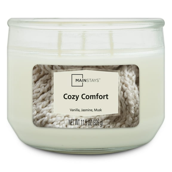 Mainstays Cozy Comfort Scented 3 Wick Candle, 11.5 oz.