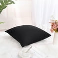 thumbnail image 3 of Unique Bargains 18'x18' Decorative Throw Pillow Cover Stretch Spandex Sofa Cushion Cover, Black, 3 of 8