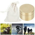 thumbnail image 4 of LYUMO Jewelry Storage Box,Storage Box,Outdoor Waterproof Round Shape Brass Box Metal Jewelry Sealed Container Dustproof Moisture-proof Coin Storage Box, 4 of 10