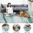 thumbnail image 4 of ChakmeOne 9x12 Non-Slip Washable Area Rug - Modern Rug with Non-Slip Rubber Backing,Soft Pet Friendly Carpet Stain-Resistant Under Table Rug for Living Room,Bedroom,Dining Room,Office, 4 of 8
