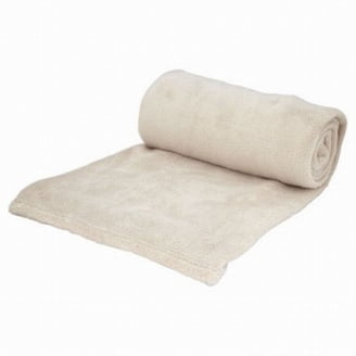 Footprints In The Sand Flannel Throw Blanket – Cozy, Lightweight & Super Soft For Couch, Bed & All Seasons