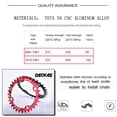 thumbnail image 6 of DECKAS 40-52T Round Mountain Bike Chainring for 8/9/10/11/12 Speed Narrow Wide Chain Ring, 6 of 7