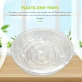 thumbnail image 2 of 无 8" Round Clear Plastic Plant Saucers (10 Count, 2 of 5