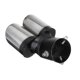 thumbnail image 4 of Nuevas Puntas De Ajuste De Escape De Doble Salida Curvadas Universales Tubo De Silenciador Cola Cromada Scienceny VI005825-00, 4 of 5