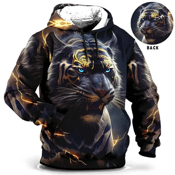 3d tiger hoodie sale