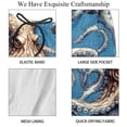 thumbnail image 4 of luoweisi Men's Beach Shorts Quick Dry Swim Trunks with Mesh Lining Octopus L, 4 of 5