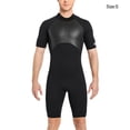 thumbnail image 2 of Toystoory Traje de buceo Estilo de manga corta Trajes de baño amigables con la piel Traje de neopreno fácil de usar Deportes acuáticos Hombres Negro S, 2 of 6