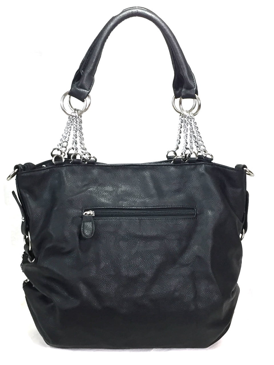 Zzfab Premium Classic Net Bling Handbag Black