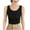 Black, variant on Virmaxy Womens Casual Solid Color Camisole Sleeveless Vest Round Neck Top Going Out Spring Beach Vacation Oufits Fashion Clothes 2025 Summer Dressy Casual Blouses Black L