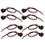 8 Pcs Universal Fuel Injector Connector Pigtail Harness Fit for 6.6L Duramax LLY LBZ LLM