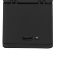 thumbnail image 3 of Cargador de batería triple Cargador de batería recargable por USB con triple ranura para batería de cámara AHDBT‑501 601 701 801, 3 of 8