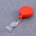 thumbnail image 3 of 10pcs Retractable ID Badge Reels with Belt and Clip (Solid Red), 3 of 7