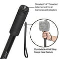 thumbnail image 3 of Acuvar Adjustable 62' Inch Monopod with Integrated Safety Strap and 4 Section Extending Pole Aluminum for All Digital Cameras, DSLR, Mirrorless, Compact Cameras and Camcorders, 3 of 10