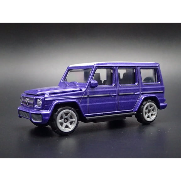 Open Box 1991-2018 MERCEDES BENZ G 550 G WAGON PURPLE 1:64 SCALE DIECAST MODEL CAR