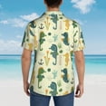 thumbnail image 6 of Easygdp Seahorse Men's Hawaiian Shirts Print Lapel Short Sleeve for Beach, vacation, party, casual occasions - 3X-Large, 6 of 9