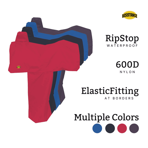 Resistance Western Saddle Cover, Full Size, Heavy Denier Nylon, Dust and Weather Resistant