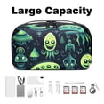 thumbnail image 3 of Alien Charger Organizer, Hard Drive Bags, Pocket Cord Organizer, Cable Organizer Clips - Oxford Fabric Waterproof Digital Storage Pouch, 3 of 6