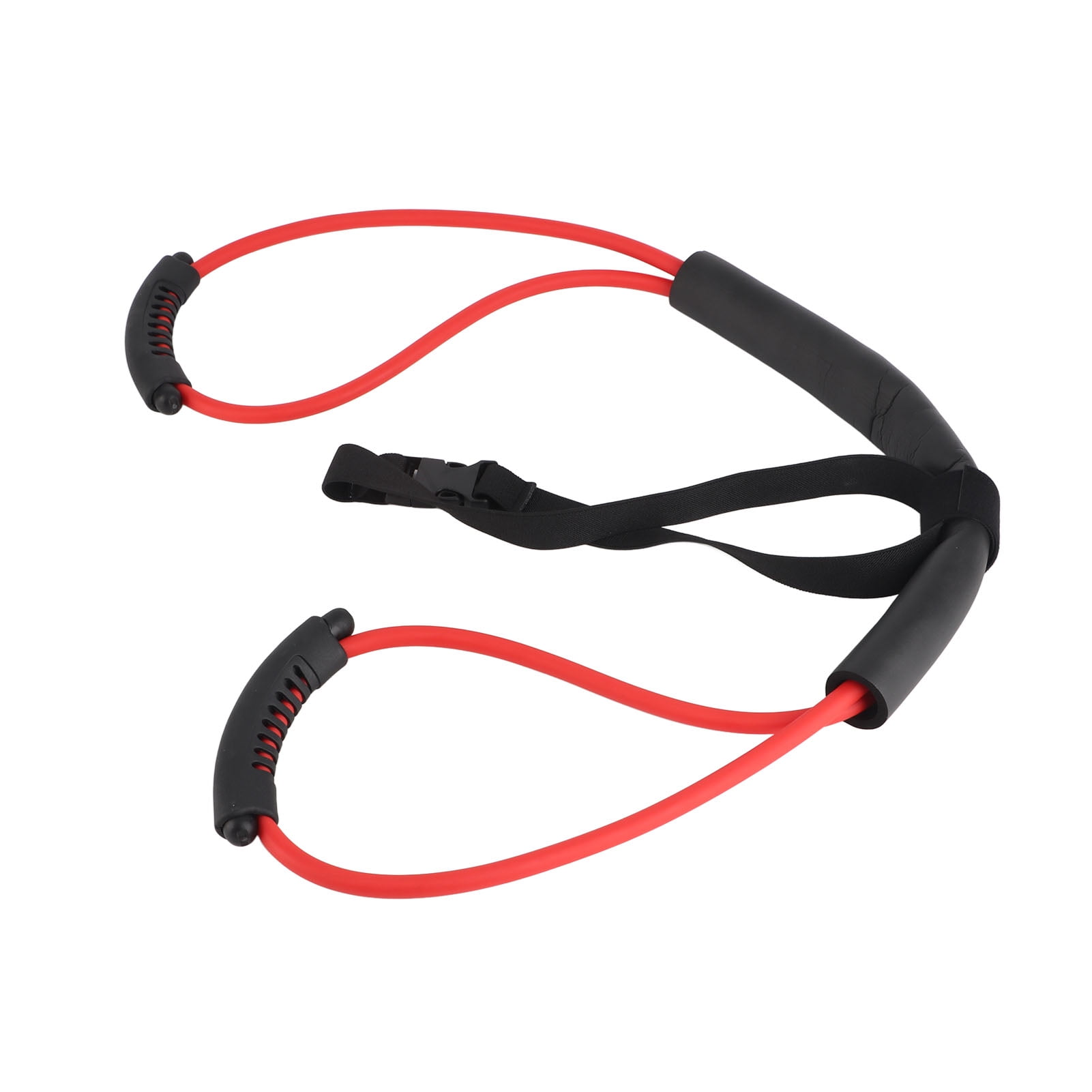 YAHHU Upgraded Resistance Band Arm and Back Strength Training Stretch Band with Comfortable Handle for Home Workout Boxing Speed Training Red 20LB