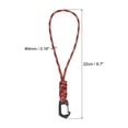 thumbnail image 2 of Uxcell Badge Lanyard 8.6 Inch, Necklace Keychain Cord Metal Clasp Hook Ring Strap for Keys, Camo Red, 2 of 5
