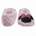 thumbnail image 5 of Disney Minnie Mouse Slippers for Girls, Plush Non, Slip Warm Indoor Comfortable (Toddler Little Kid), Pink, Size: 9-10, 5 of 5