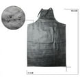 thumbnail image 4 of Tablier en Caoutchouc Vinyle Imperméable Robuste, Tabliers Industriels en PVC Réglables pour Boucher Hommes, 4 of 6