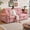 Pink, variant on 77-inch Velvet&nbsp;Convertible Sofa Bed with Charging Station and Side Storage Pockets for Living Room, Pink