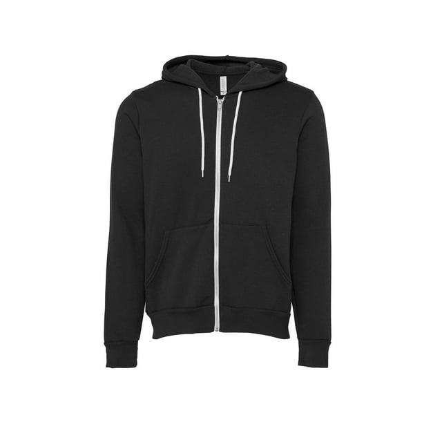 Bella + Canvas Sweat à Capuche Zippé Complet en Polaire pour Adulte