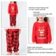 thumbnail image 5 of Christmas Family Sleepwear Set, Christmas Family Set Color Block Elastic Waist Plaid Print For Home For Kids ANGGREK AA1711, 5 of 6