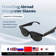 thumbnail image 1 of Smart Translation Glasses with Bluetooth Earphones – Intelligent Hands-Free Calls and Music – Universal Open Sound System, Wireless Sports Headphones for Running, Cycling, and Outdoor Activities, 1 of 6