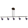 thumbnail image 1 of Cal Lighting SL-954-5-WH-CDB Track Lighting, Cone Dark Bronze & White, 1 of 1