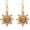 kc gold sun, variant on Boho Moon and Sun Dangle Drop Earring for Women Vintage Gothic Smiling Moon Sun Asymmetrical Earrings Statement Jewelry Gift[d6522]