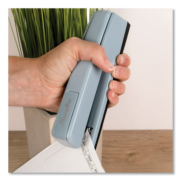 747 Classic Full Strip Stapler, 30-Sheet Capacity, Sky Blue 747 Classic Full Strip Stapler, 30-Sheet Capacity, Sky Blue