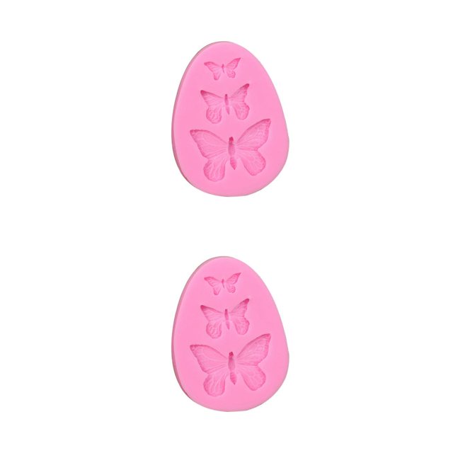 Injueey Silicone Cookie Molds Celebration Baking Accessories Mould Making Tools Die Casting Crafting Embossed Fondant Hand-made Como se muestra 2piezas Injueey CBP457899