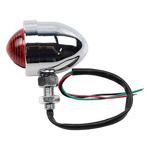 Motorcycle 10mm Rear Brake Tail Light For Cafe Racer Choppers Bobbers Cruisers Custom CB