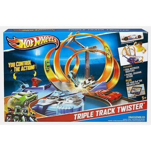 hot wheels triple track twister track set