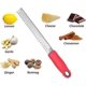 thumbnail image 5 of Lemon Zester & Grater for Cheese, Ginger, Garlic, Nutmeg with Length of 12.7" (Red), 5 of 5