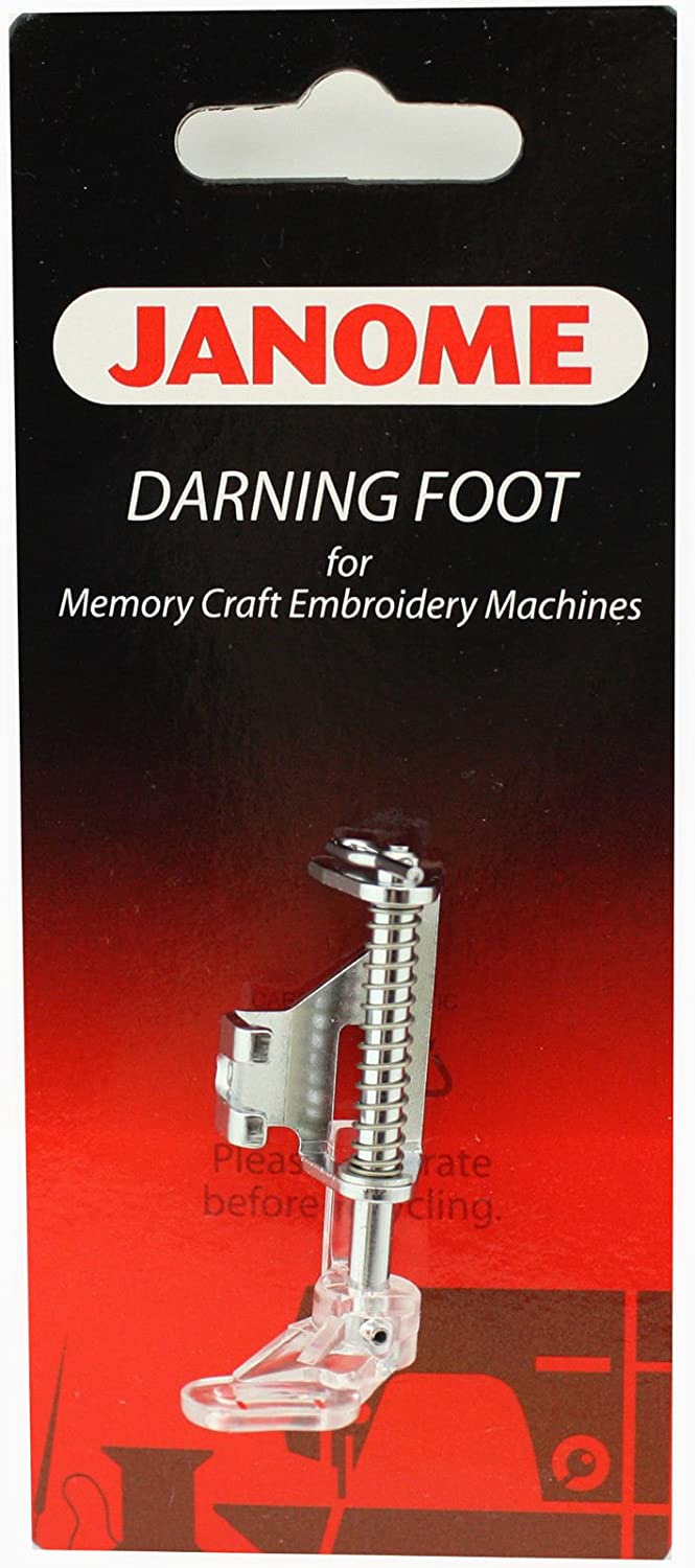 Janome High Shank Darning Foot 200325000 For Memory Craft Embroidery