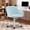 Blue, variant on Korser Adjustable High Vanity Chair with Pillow Velvet Swivel Desk Chair with Wheels,Space-Saving Makeup Computer Chair,Home Office Desk Chair,Pink