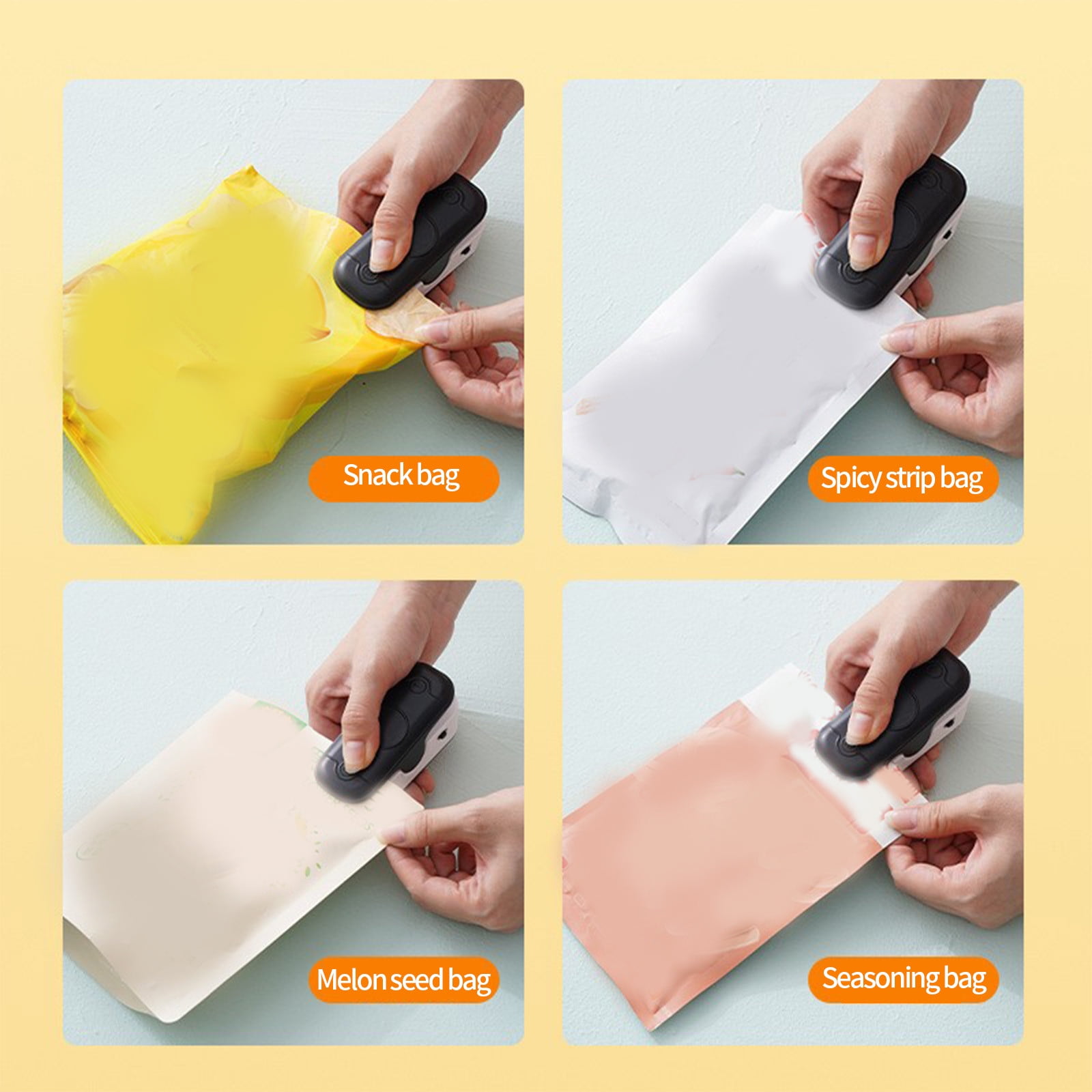 Lot De 5 Scelleuses De Sacs à Puce, Scelleuses De Sacs à Puce Portables