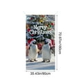 thumbnail image 3 of Christmas Decorations Christmas Door 35X71 Inch Christmas Snowman Front Door Cover Decorations Christmas Door Banner Backdrop Photography Background Home Party Indoor Outdoor Winter Decoration, 3 of 7