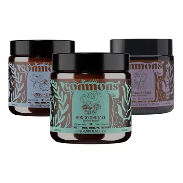 Adaptógeno Kit Anti Acné Commons Polvo Orgánico 130g