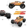 thumbnail image 4 of Off Remote Control Car 1/16 2.4GHz 40km/h All Terrain Off Road Trucks 4WD Climbing Car Gifts Full Scale for Kids Adults 2 Battery, 4 of 6