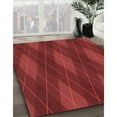 thumbnail image 2 of Ahgly Company Indoor Round Patterned Cranberry Red Area Rugs, 8' Round, 2 of 6