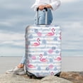 thumbnail image 6 of Picia Flamingo and Pineapple Luggage Protector Cover Thicken Suitcase Protector Cover Fit 18-32 Inch Luggage-Small, 6 of 9
