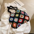 thumbnail image 2 of Bolsa de hombro de mujer de ganchillo de flores de mano de punto hueco de playa bohemio monederos JShteea Para Estrenar, 2 of 9