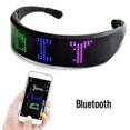 thumbnail image 3 of Led Glasses Led Bluetooth Full Color Luminous Glasses For Parties Festival Christmas Halloween App, 3 of 5